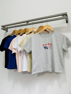 Remera algodón MONTECARLO a la cintura (Talle Aprox. M/L) - comprar online