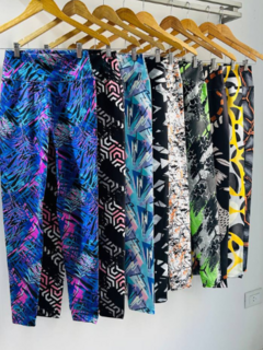 Calza lycra adulto estampada LARGA - comprar online