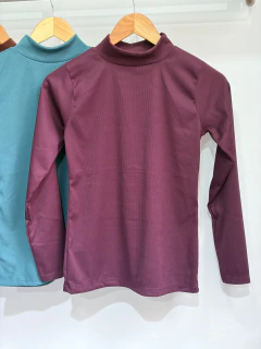 Media polera de morley con lycra (Talle Aprox. M/L)