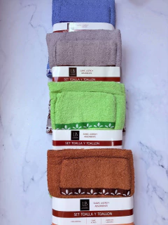 Juego toalla y toallon x2 IMPORTADO en internet