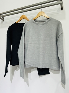 Sweater lanilla aspen tajo y mangas rectas (T. Aprox: M/L) en internet
