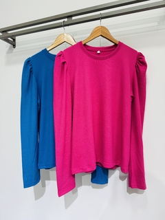 Remera lanita suave mangas princesa (T. Aprox: M/L) en internet