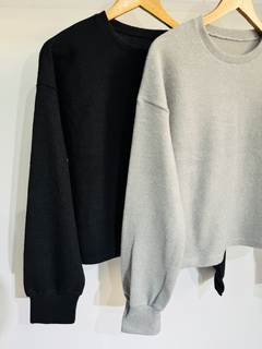 Sweater lanilla aspen con PUÑO y tajo (T. Aprox: M/L) - comprar online