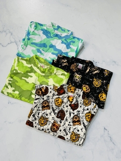 Polera térmica niño estampada