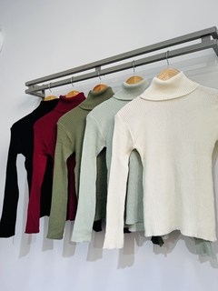 Polera de hilo lisa (Talle Aprox S/M) - comprar online
