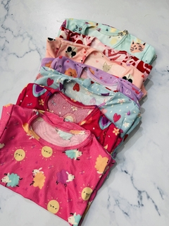 Remera morley mangas cortas niña estampada - comprar online