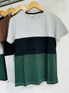 Remera de algodón combinada adulto - comprar online