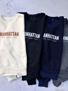 Buzo con friza MANHATTAN calidad extra (T. Aprox: en internet