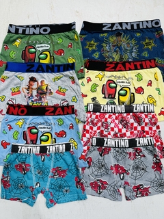 Boxer niño algodón con dibujitos