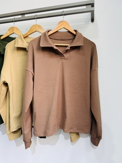 Buzo tipo chomba darlon con friza (Talle Aprox. L/XL) - comprar online