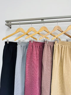 Pantalón de morley con friza ancho - comprar online