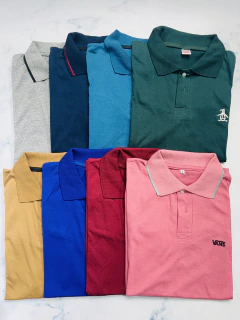 Chomba hombre algodón mangas cortas BORDADA - comprar online