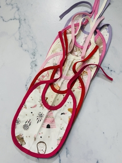 (PACK X2) Babero algodón con nylon estampados tamaño grande - comprar online