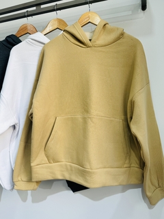 Canguro dama algodón con friza OVER (Talle Aprox. L/XL) - comprar online