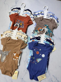 (PACK X5) Bodys de bebe calidad extra NIÑO