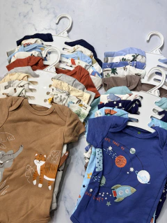 (PACK X5) Bodys de bebe calidad extra NIÑO - comprar online