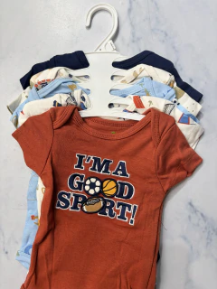 (PACK X5) Bodys de bebe calidad extra NIÑO - Avellaneda Mayorista Rosario