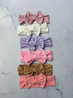 (PACK X2) Vinchas de bebe con moño