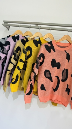 Sweater de lana formas irregulares (Talle Aprox. M/L) en internet