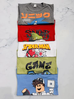 Remera NIÑO PERSONAJE mangas largas