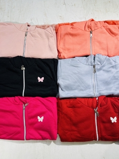 Campera algodón con piel niña en internet