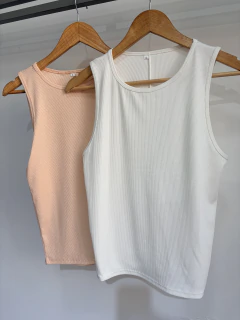 Musculosa morley foil LISA (Talle Aprox. M/L)