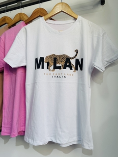 Remera algodón mangas cortas MILAN (T. Aprox L/XL) - comprar online