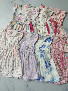 Vestido bebé algodón estampado