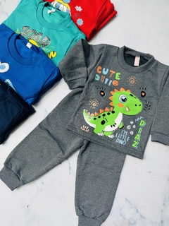 Conjunto bebé niño algodón con friza, buzo y pantalón en internet