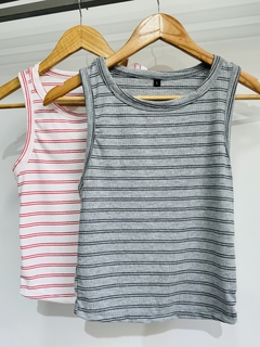Musculosa rayada básica morley dama - comprar online