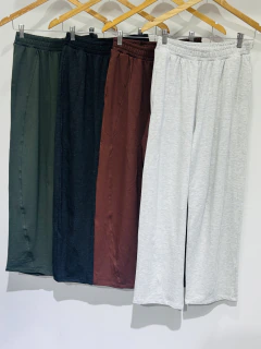 Pantalon algodón suave con friza y linea en internet
