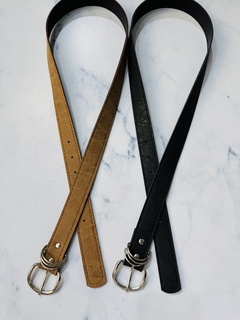 Cinto gamuzado triple pasador - comprar online