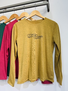 Remera mangas largas sublimada en internet
