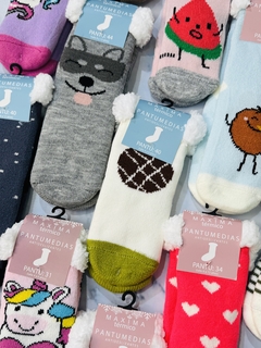 Pantumedia con corderito y antideslizante niño y niña - comprar online