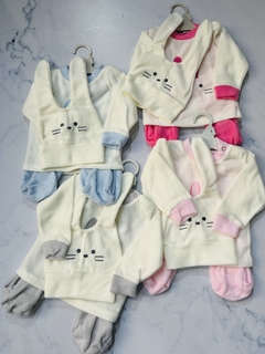 Conjunto polar de bebé (Pantalón, gorro, buzo) - comprar online