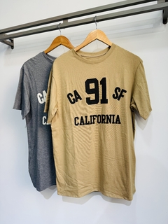 Remeron de algodón CALIFORNIA mangas cortas (Talle Aprox. M/L/XL) en internet