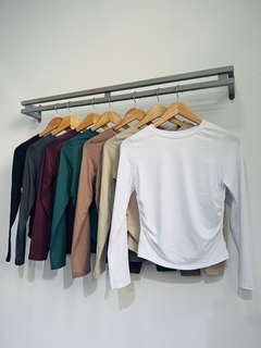 Remera modal soft costado fruncido (Talle Aprox. S/M) - comprar online