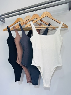 Body modal soft escote cuadrado musculosa - Avellaneda Mayorista Rosario