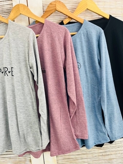 Remera mangas largas sublimada