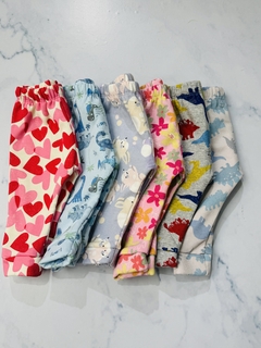 Babucha algodón con friza BEBE estampada en internet