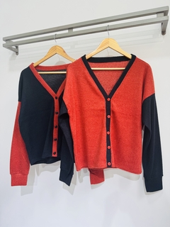 Campera de bremer con lanilla y botones (Talle Aprox. L/XL) - comprar online