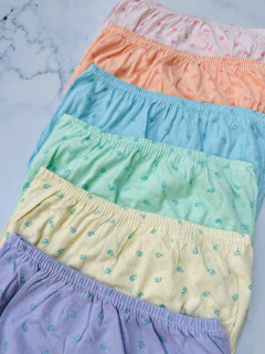 Bombacha señora algodón con florcitas - comprar online