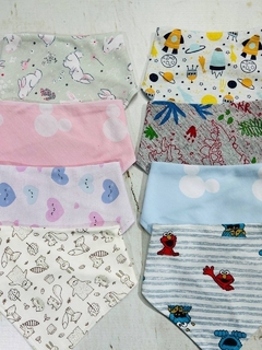 (PACK x2) Bandana de bebé algodón estampada - comprar online