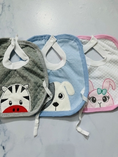 Baberos de bebe con portachupete - comprar online