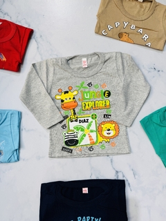 Remera bebé mangas largas niño - comprar online