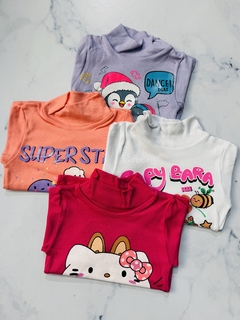 Polera con dibujo estampado bebé en internet