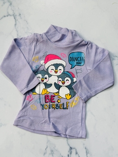 Polera con dibujo estampado bebé - comprar online