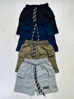 Short niño algodón con cargo - Avellaneda Mayorista Rosario