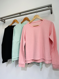 Sweater liviano con puño y tajo (T. Aprox: M/L) en internet