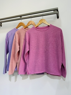 Sweater lurex contrahilo cuello redondo (T. Aprox: M/L) en internet